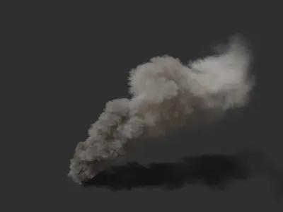 3D Smoke Low Price Series 3D model