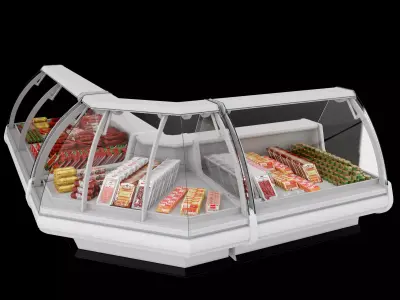 freezer Low-poly 3D model buy