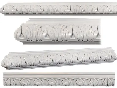 Collection of 16 classic moldings Part 2 3D model