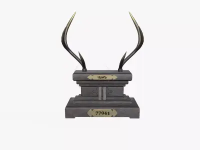 Sword Stand V1 Low-poly 3D model