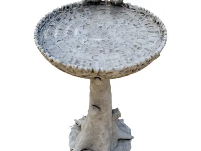 Bird Bath Fountain 3D model