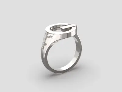 R 168 Power Button Ring 3D print model