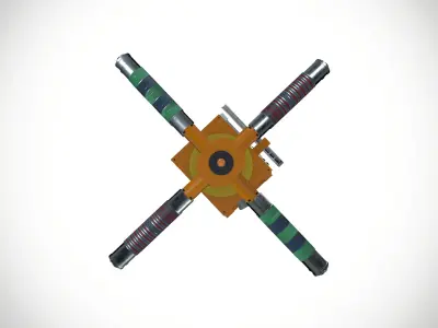 Blade change machine 3D model