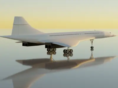 Aerospatiale BAC Concorde 3D model