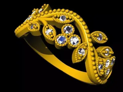 Antique Ring 3dm file 3D print model