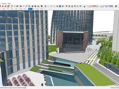 Sketchup Commercial Complex N2 3D model