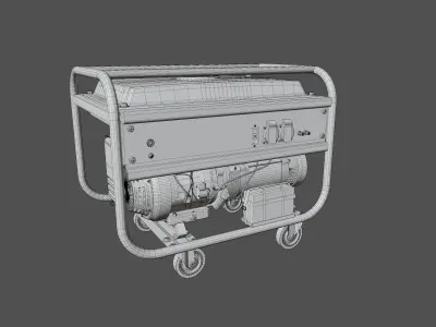 5000W Generator 3D model