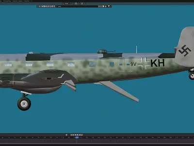 Ju-290 Free 3D model