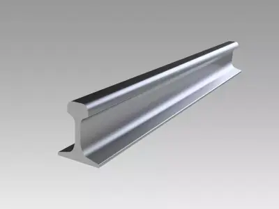 Rail railway 3D model