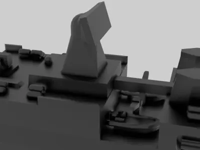 FGS Sachsen - Model for small scale printing 3D print model