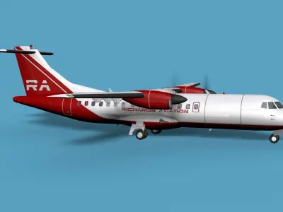 ATR  ATR-42-500 Richards Aviation 3D model