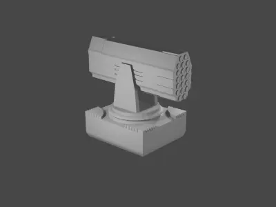 Anti Air Missile Launcher 3D model