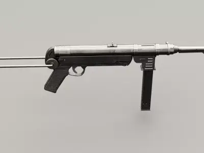 MP 40 Low-poly 3D model purchase
