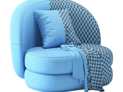 Modern Armchair 3D model