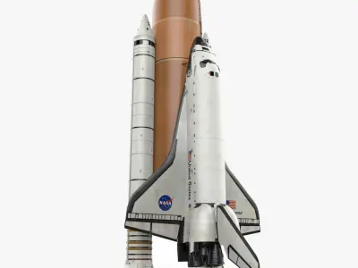  Space Shuttle with Delivery System 