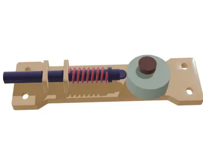 Radial Cam 3D model
