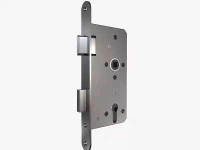 standard door lock for interior doors 3D model