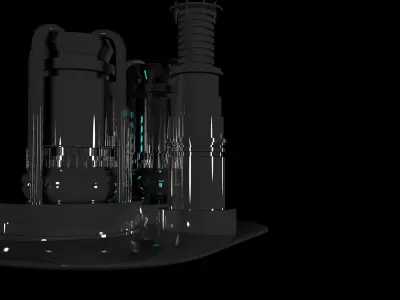 Sci fi Engine 3D model