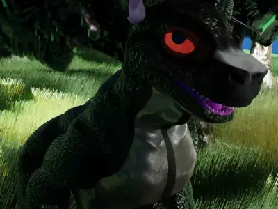 RaptorToon 3D model