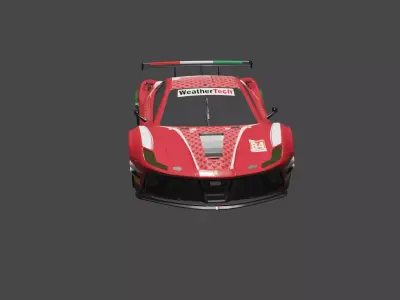 Ferrari 296 GTB GT3 Free 3D model