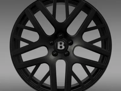 Bentley Continental GT Speed rim 3D model