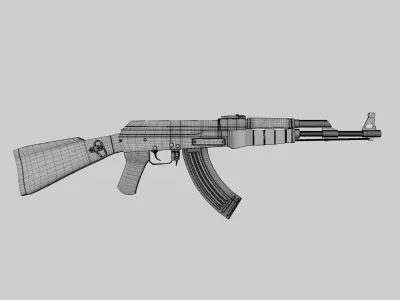 AK47 Assault rifle 3D model