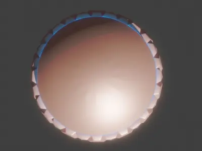 Sci-Fi Space Building 3D model