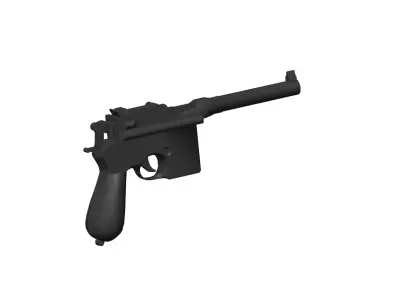 Mauser C96 - Construktion 96 3D model