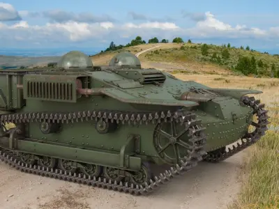 UE Tractor Vray 3D model