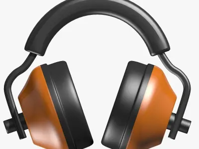 Ear Sound Protectors 3D model