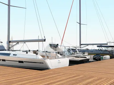 25 Yacht and Boats models collection 3D model