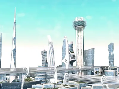 Future City 2 3D model purchase