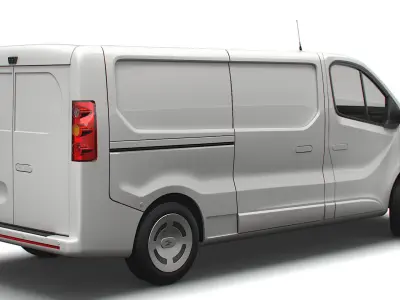 Generic EV Mid Van LWB 2023 3D model