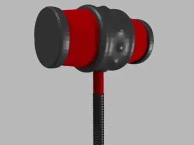 Ban Hammer Free 3D model