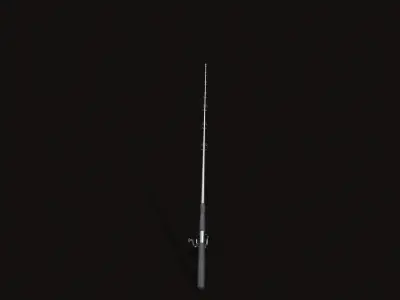 Fishing Rod V04 Low-poly 3D model