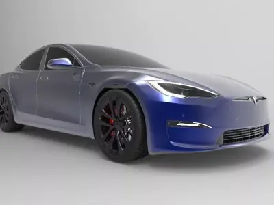 Tesla Model S Plaid 2023 3D model