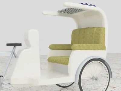 Bike Rickshaw 5 - 4K 3D model