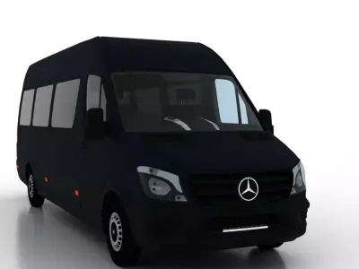 Mercedes Benz Sprinter L3H2 2015 Passenger UK 3D model