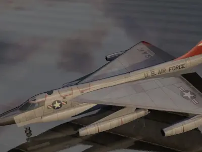 Convair B-58 Hustler 3D model