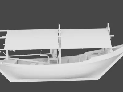 Indonesian Fishing boat 3D model