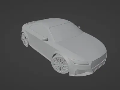 Audi Car Free low-poly 3D model