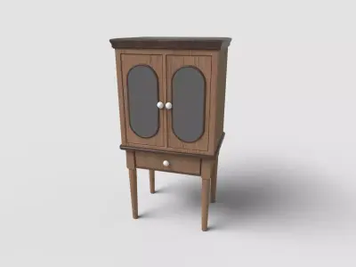 Antique Cabinet 3D model purchase