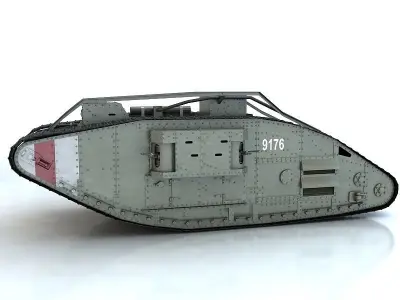 Mark V Tank Female 3D model