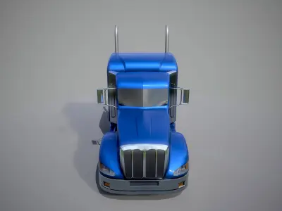 American Truck 4 and upgrades - Mobile Asset  Low-poly 3D model