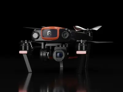 Autel Robotics EVO Camera Drone Quadcopter 3D model