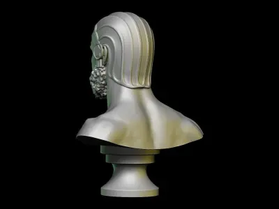 Cyrus The Great Bust 3d digital file for download 3D print model