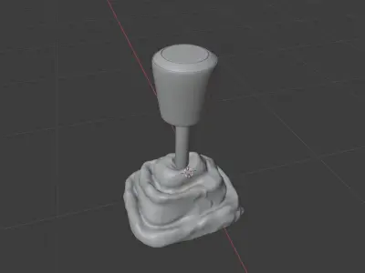 Gear shifter Free 3D model