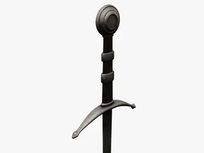 Medieval weapons Low-poly 3D model buy