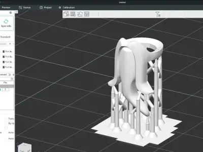 Custom3Dprint Minifigure Accessory - Minifigure Beard S1 - 03 3D print model