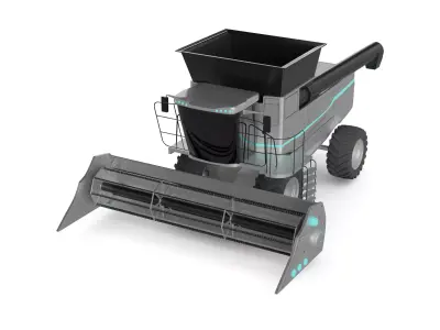 Combine Harvester 3D model
